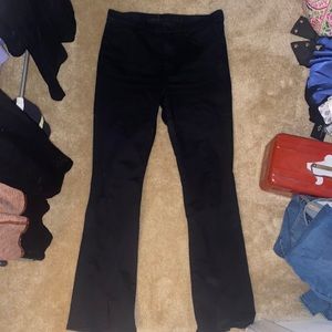Hi Rise Black Split American Eagle Jeans